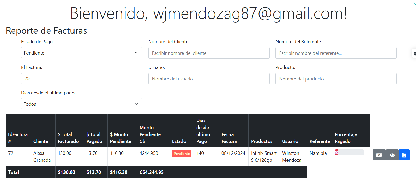 Sistema Venta 1