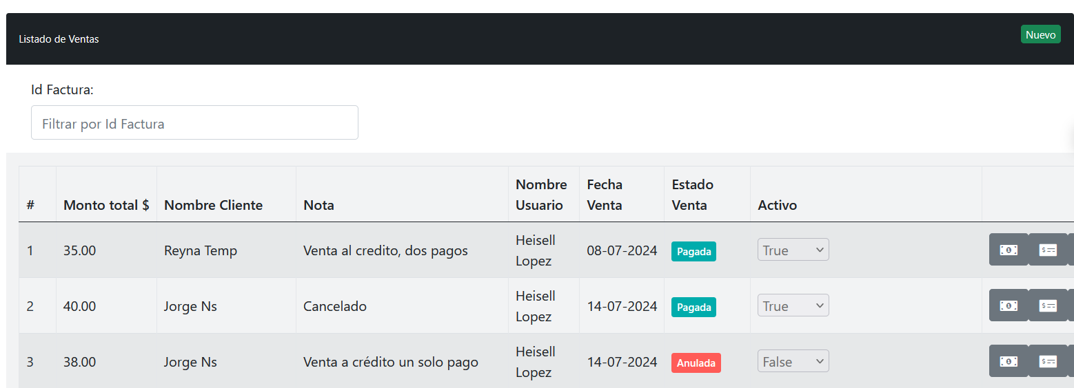 Sistema Venta 4